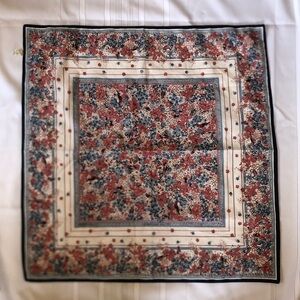 Vtg St. Michael Floral Patterned Scarf